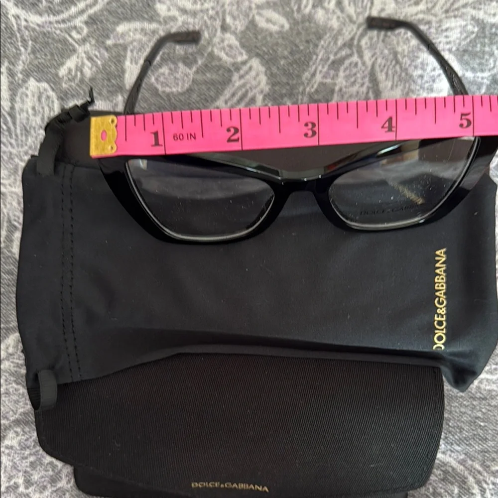 Dolce & Gabbana Black Cat-Eye prescription Glasses - Picture 7 of 13